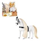 Игрушка Essa 107A Cal pentru călărie cu accesorii, cu coamă albă