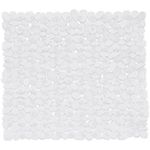 Covoraș de baie Bisk 04987 dus antiderapant, 55x55, alb, MOSAIC