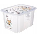 Короб для хранения Keeeper Bambi Transparent (12238001) 30L для игрушек