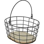 Короб для хранения H&S 51294 metalic 25x20x12cm, cu maner