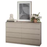 Comodă MebelStar NEO 8S 160x43x98 Cashmere (MBS-1105)
