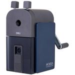 Accesoriu pentru birou Deli DLER10234 Ascutitoare Expert, mecanica, albastra
