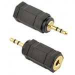Audio adapter 3-pin*2.5 mm jack to 3-pin*3.5 mm socket, Cablexpert A-3.5F-2.5M