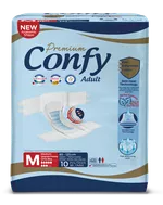 Confy Premium Adult, подгузники для взрослых, MEDIUM STD, 10 шт.