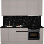 Мебель для кухни ArtFlame GOLA New Grey (2.2 m.l.)
