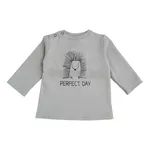 Детская одежда Minikin 242290368 Hedgehog Лонгслив серый 3-6мес