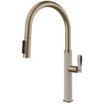 Bateria bucătărie Gessi 60934-432 Crème/Finox Br Nickel