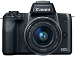 DC Canon EOS M50 Mark II, Black & EF-M 15-45mm f/3.5-6.3 IS STM KIT