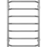 Uscător de prosoape Mario Tivoli trapezium 500x800 inox