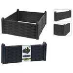 Decor ProGarden 55383 Gard decorativ pentru gradina 4buc, 45x18cm