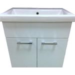 Dulap pentru lavoar Quattro Modena WHITE 60 cu lavoar KF7760