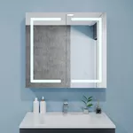 Oglindă baie Bayro Optima LED touch 700x700 белый