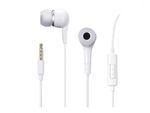 Ploos In-ear earphones with mic, White