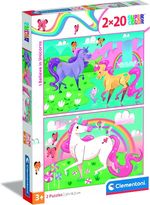 Puzzle Clementoni Puzzle 2x20 Unicorns (24754)