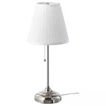 Настольная лампа Ikea Arstid Nickel-plated/White