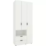 Шкаф Nex Home A002L cu usi batante, 1000x420x2300mm, White Snow