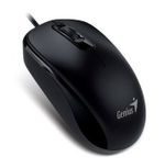 Mouse Genius DX-110, Optical, 1000 dpi, 3 buttons, Ambidextrous, Black, USB