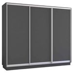 Шкаф Mobildor-Lux Fox uși glisante din PAL (270x60x240H cm) Anthracite