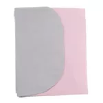 Textile de casă PernaMea Fata de Perna pt gravide forma-C, Uniton Gri-Roz (PM.100248/1)