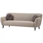 Диван Trendy Enna Bej, 87x87x220cm (3 locuri)