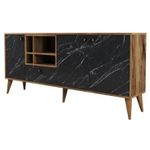 Тумба Trendy Napoli, Marmura Neagra