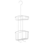 Raft de baie Tatay 42023 DoubleTriple Корзина навесная на крючке 2 яруса 22.5x8.5x60cm бел