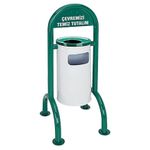 Coș de gunoi Vitra EM17.07.077 TIP 1, verde cu alb