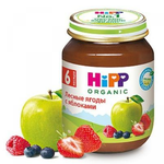 Hipp пюре лесные ягоды с яблоками 6+мес. 125г