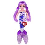 Jucărie de pluș TY TY02501 LORELEI foil purple mermaid 27 cm