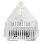 Pătuț PernaMea Baldachin Premium Star Ivory (PM.101301/4)