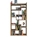 Raft de birou Trendy Kuttap, Pin 90x182x22cm, raft de carti