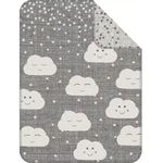 Плед s.Oliver 1181/800 Jacquard decke Junior 75x100 Grey