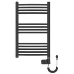 Полотенцесушитель Avonflow Avalon 500x800 500W, сталь, правое подключение, черный мат