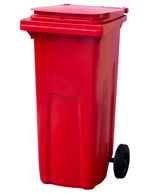 120L, Kонтейнеры для мусора, красный