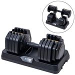 Ganteră inSPORTline 13166 reglabila 29667 DuraBell 5–41 kg