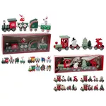Новогодний декор Promstore 12899 Suvenir Trenulet, 20x5x3cm, lemn