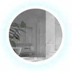 Oglindă baie Uniplast LM-209.6060 (rotunda cu janta) 60x60 cm IP44