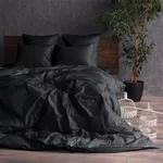 Textile de casă Cottony SLPSL Stripe Satin Black : Euro