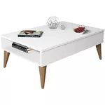 Măsuţă cafea Trendy Cel mai bun, Alb 90x34x60cm