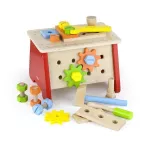 Complex de joacă pentru copii Viga 51621 Set din lemn Masa de lucru cu unelte