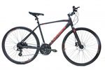 Bicicletă Crosser HYBRID 700C 20*24S Black 700C-112-24-20