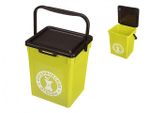 Container pentru gunoi Bytplast 8l, 23.5X21X25cm, verde