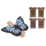 Decor Promstore 26320 Набор бабочек на прищепке 8шт, 3cm
