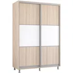 Dulap Mobildor-Lux Aron cu uși glisante orizontal (160x60x210H cm) Sonoma