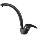 Bateria bucătărie Helika-AquaSanita 2813-601 AMBRA Black metallic