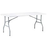 Mobilier pentru camping Home It 87732 masa pliabila Folding White 180x74x74cm