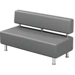 Scaun de birou Tisam Canapea de birou (imitare piele) 1500x650x800 (56602)