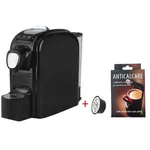 Automat de cafea cu capsule The Coffy Way Nosy black +120 capsule +filtru anticalcar +24 capsule