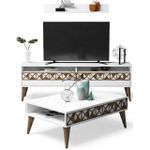 Стенка Trendy Linie белая (комплект мебели для столовой) (GTR001247)