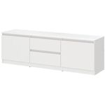 Comodă TV MebelStar NEO 2S2D 150x43x53 White (MBS-1250)